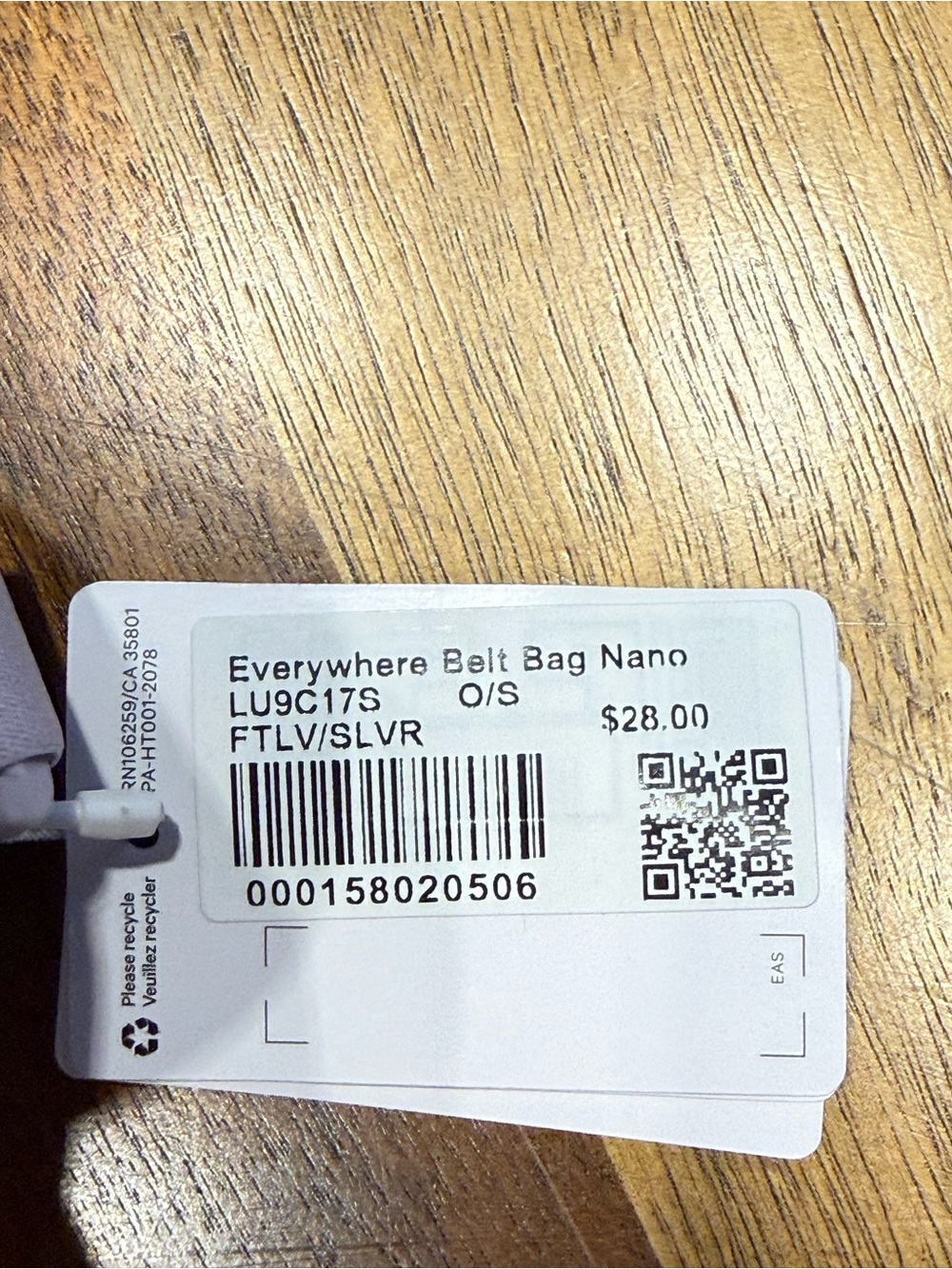 Lululemon Everywhere Belt Bag Nano new - Picture 2 of 6